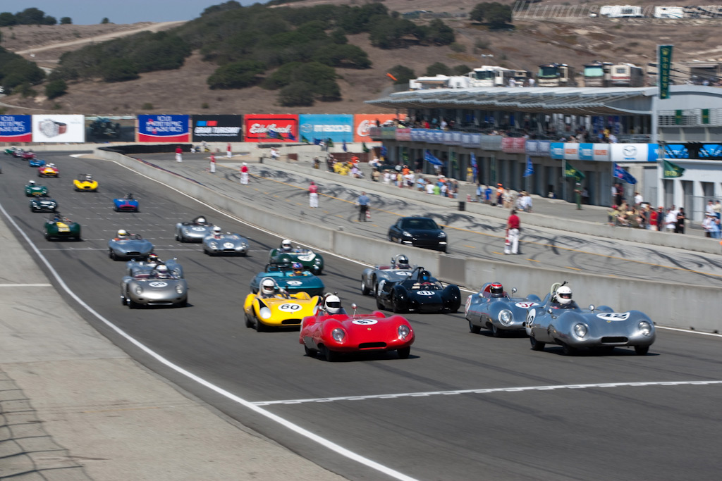 Off they go!   - 2009 Monterey Historic Automobile Races