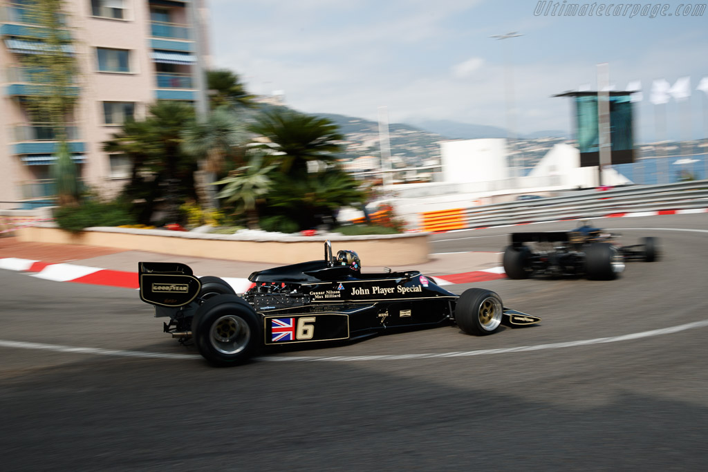 Lotus 77 - Chassis: JPS12 - Driver: Max Smith-Hilliard - 2018 Monaco Historic Grand Prix