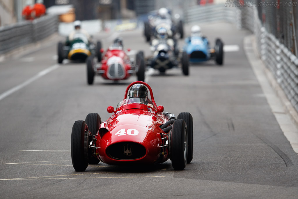 Maserati 250F - Chassis: 2522 (2507) - Driver: Christian Dumolin - 2018 Monaco Historic Grand Prix