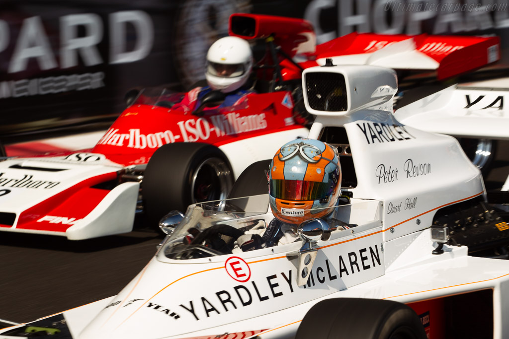 McLaren M23 - Chassis: M23-4 - Entrant: Rofgo Racing - Driver: Stuart Hall - 2018 Monaco Historic Grand Prix