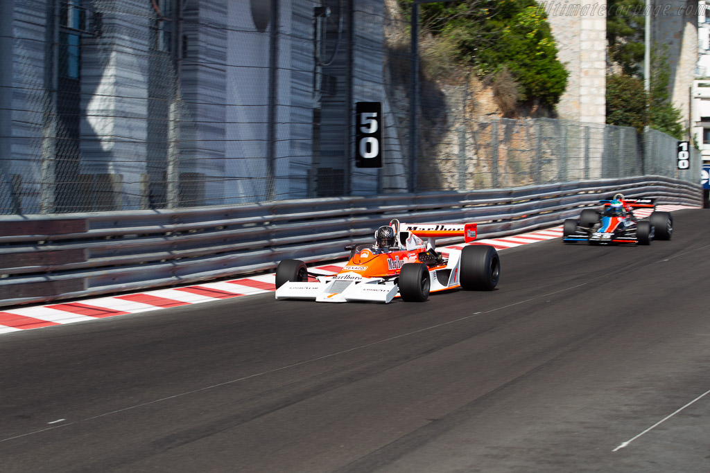 McLaren M26 - Chassis: M26-1 - Entrant: Frank Lyons - Driver: Michael Lyons - 2018 Monaco Historic Grand Prix
