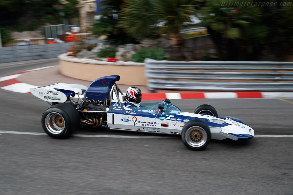 Surtees TS9 - Chassis: TS9-003 - Entrant: Judith Lyons - Driver: Michael Lyons - 2018 Monaco Historic Grand Prix