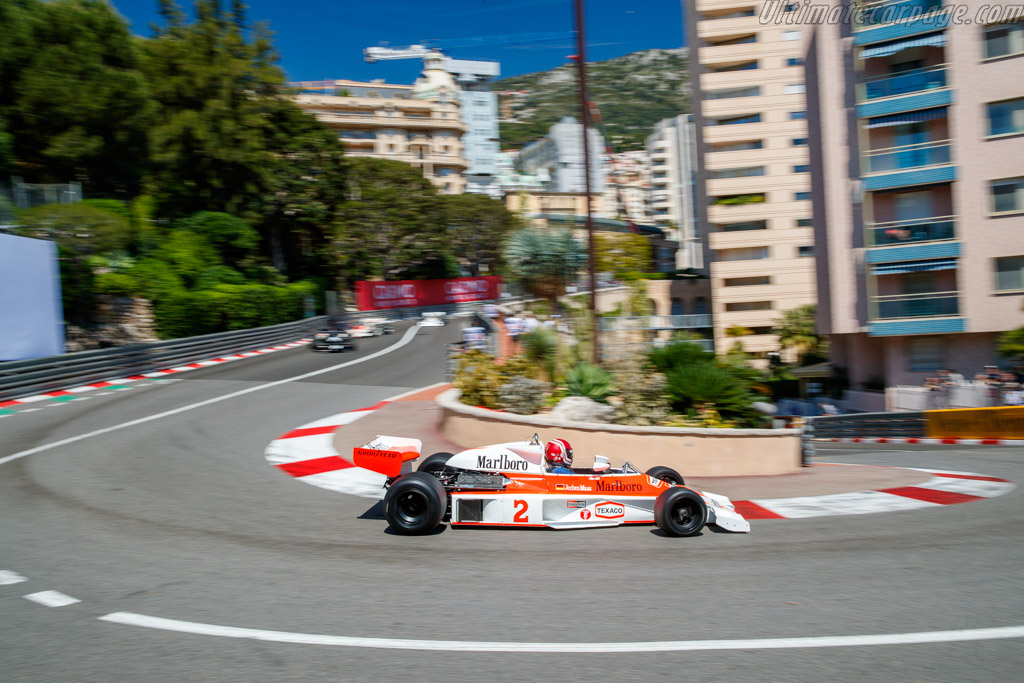 McLaren M23 Cosworth - Chassis: M23-12 - Entrant: Martin Halusa - Driver: Lukas Halusa - 2024 Monaco Historic Grand Prix