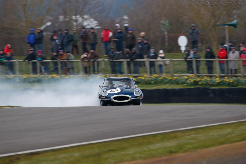 Jaguar E-Type  - Entrant: Michael Tuke - Driver: David Cooke / Sam Thomas - 2018 Goodwood Members' Meeting