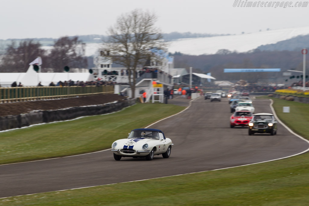 Jaguar E-Type  - Entrant: Gregor Fisken - Driver: Gregor Fisken / Marino Franchitti - 2018 Goodwood Members' Meeting