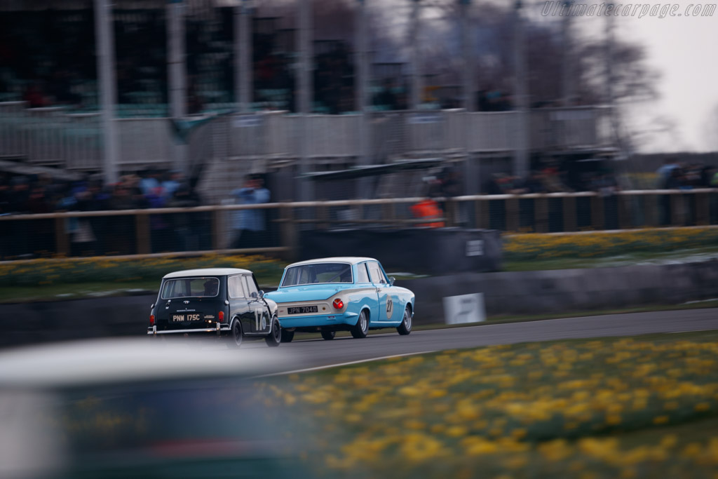 Lotus Cortina  - Driver: Mark Sumpter - 2018 Goodwood Members' Meeting