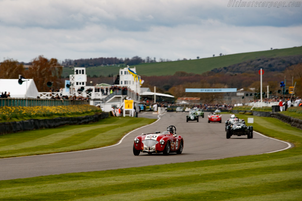 Austin Healey 100/4  - Entrant / Driver Jonathan Abecassis - 2023 Goodwood Members' Meeting