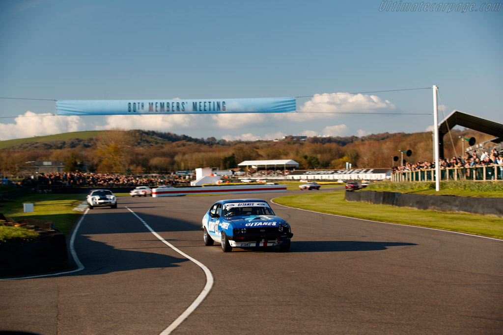 Ford Capri III 3.0S  - Entrant: Ric Wood - Driver: Jake Hill - 2023 Goodwood Members' Meeting