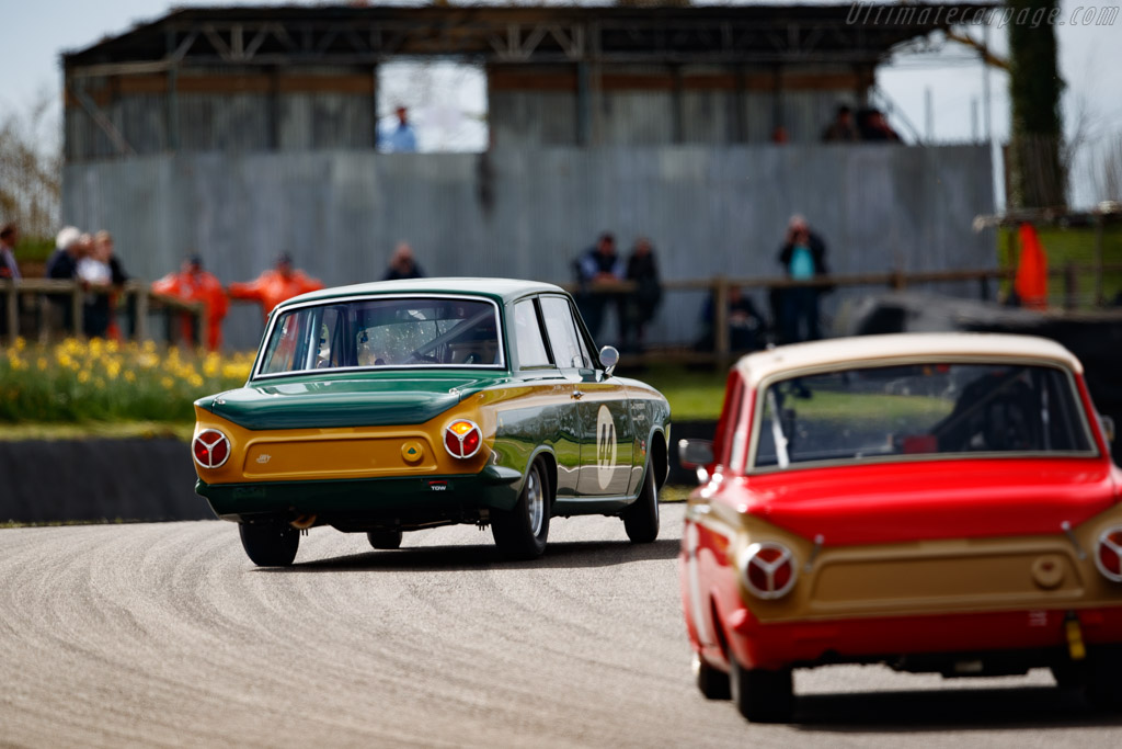 Lotus Cortina Mk1  - Entrant: Andrew Jordan - Driver: David Dickenson / Andrew Jordan - 2023 Goodwood Members' Meeting