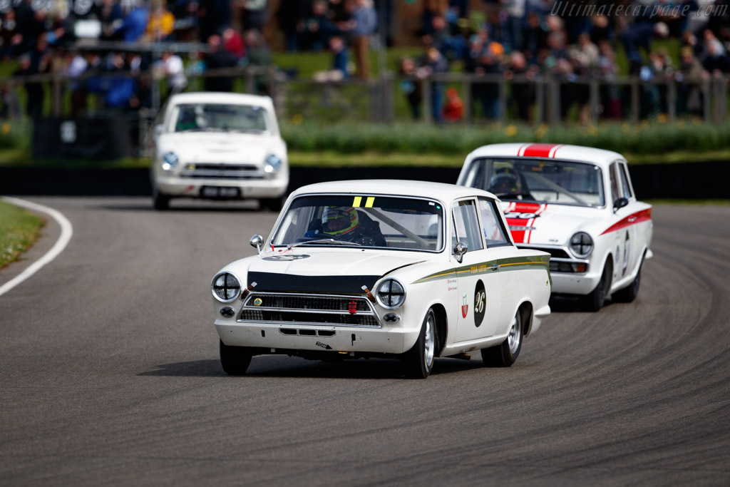 Lotus Cortina Mk1  - Entrant: Kerry Michael - Driver: Mark Blundell / Kerry Michael - 2023 Goodwood Members' Meeting