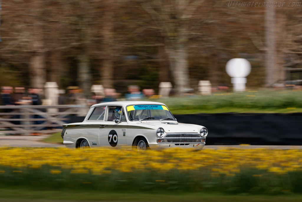 Lotus Cortina Mk1  - Entrant: Justin Law - Driver: Rob Huff / Justin Law - 2023 Goodwood Members' Meeting