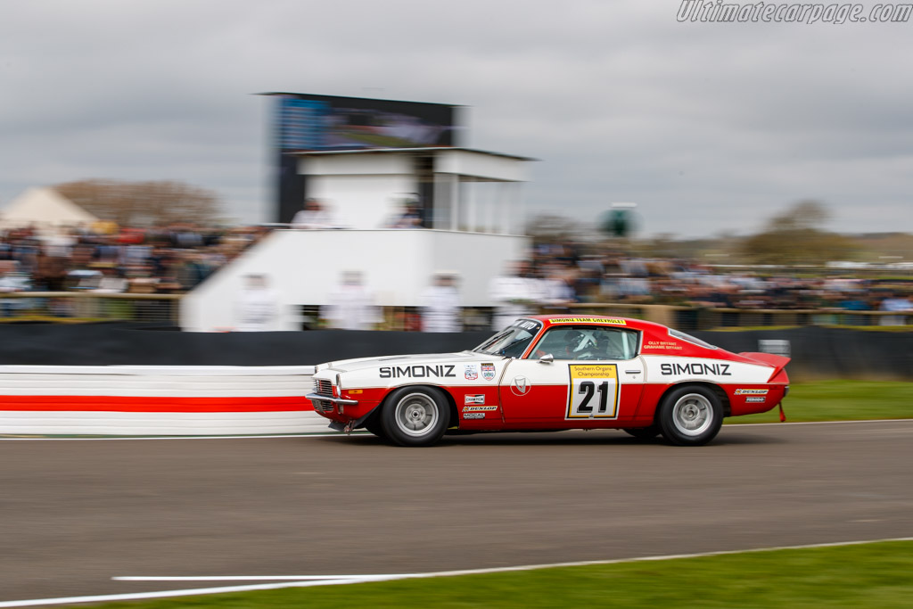 Chevrolet Camaro Z28  - Entrant: Grahame Bryant - Driver: Marino Franchitti / Oliver Bryant - 2024 Goodwood Members' Meeting