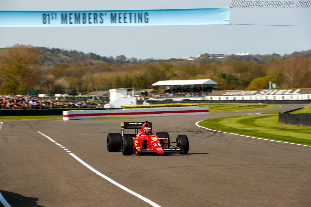 Ferrari 640 F1 - Chassis: 110 - Entrant: Egon Zweimüller - Driver: Gerhard Berger - 2024 Goodwood Members' Meeting