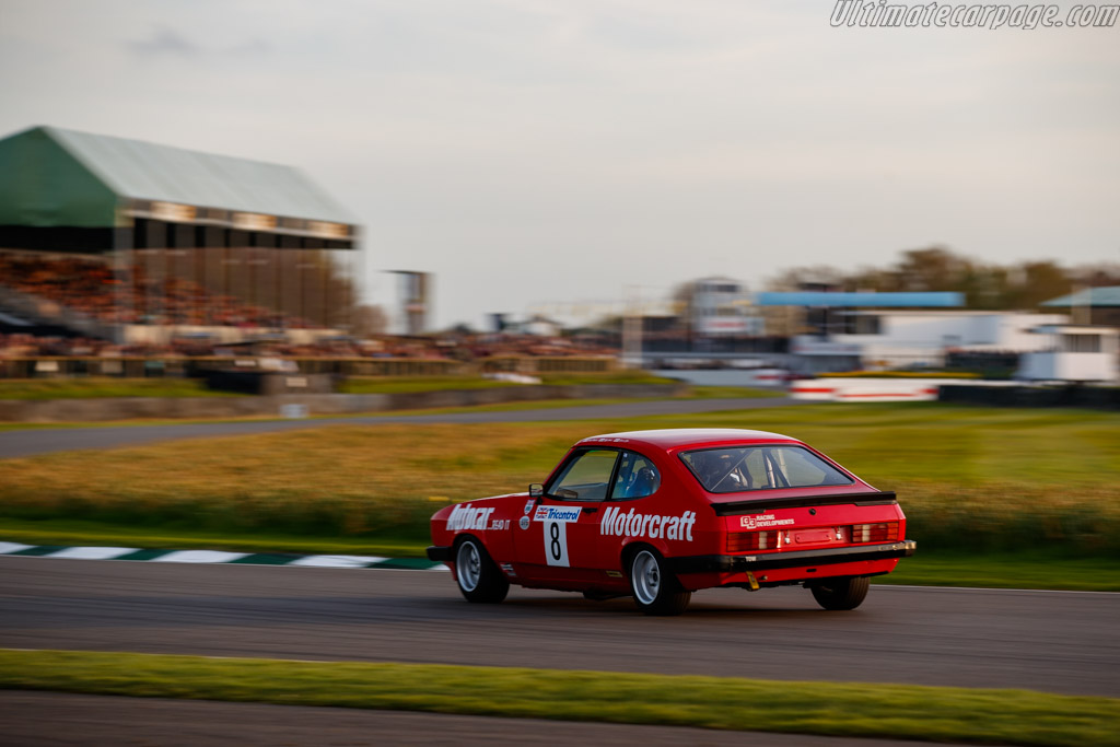 Ford Capri III 3.0S - Chassis: CF010 - Entrant: Mike Whitaker - Driver: Mike Whitaker / Darren Turner - 2024 Goodwood Members' Meeting