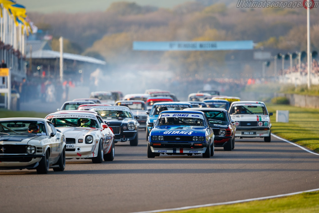 Ford Capri III 3.0S  - Entrant: Ric Wood - Driver: Jake Hill / Ric Wood - 2024 Goodwood Members' Meeting