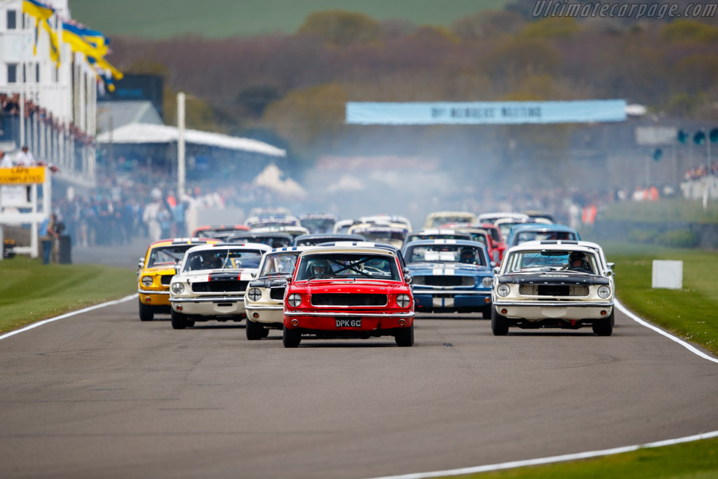 Ford Mustang  - Entrant: Craig Davies - Driver: Darren Turner / Craig Davies - 2024 Goodwood Members' Meeting