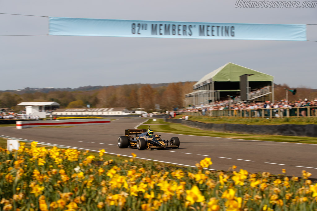 Lotus 97T Renault - Chassis: 97T/2 - Entrant: Classic Team Lotus - Driver: Bruno Senna - 2025 Goodwood Members' Meeting
