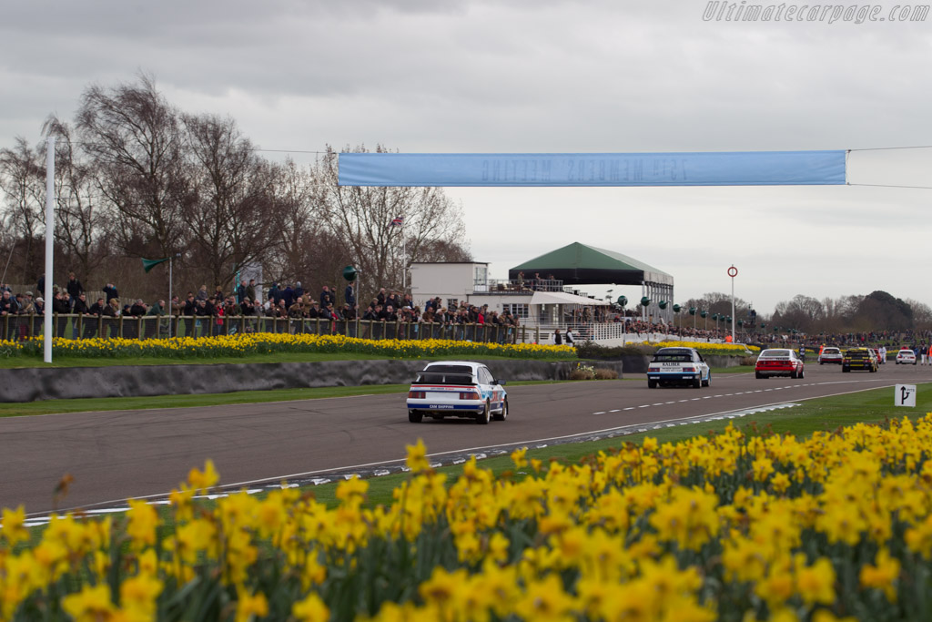 Ford Sierra Cosworth RS500 - Chassis: ARE0388 - Driver: Andrew Kirkley - 2017 Goodwood Members' Meeting
