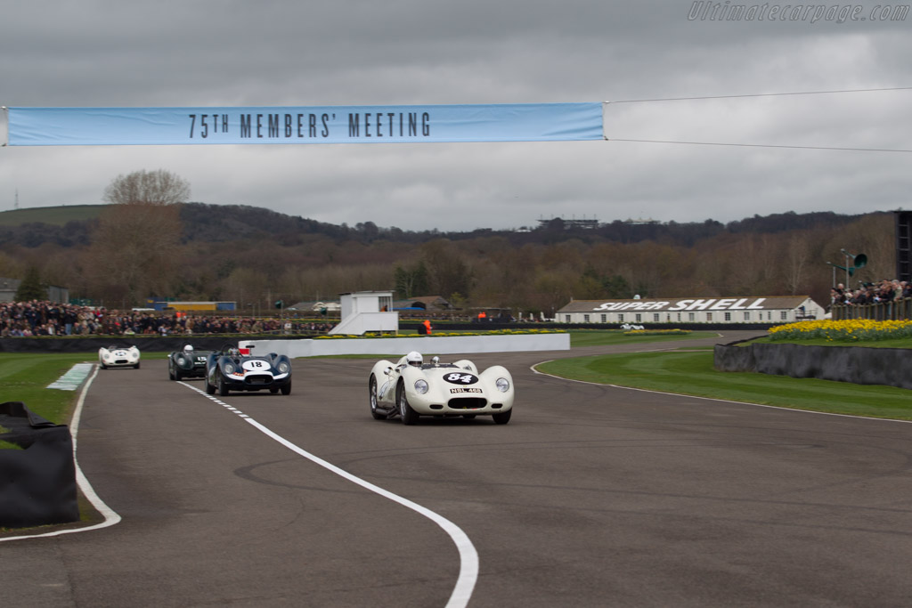 Lister Jaguar Knobbly  - Driver: Mark Lewis - 2017 Goodwood Members' Meeting