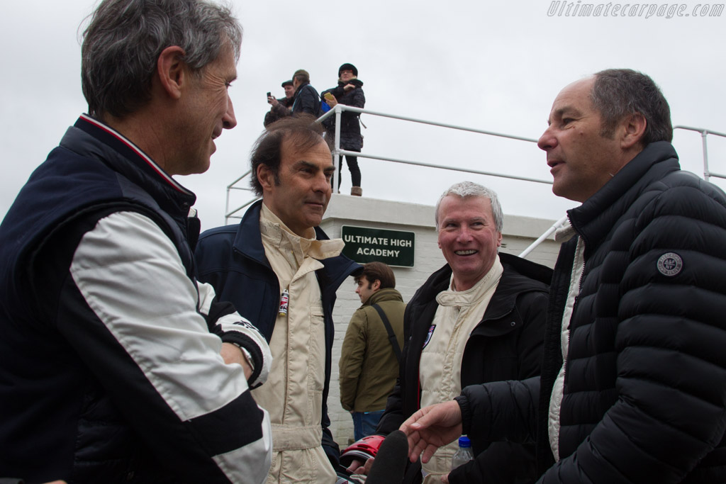 Roberto Ravaglia, Emanuele Pirro, Steve Soper and Gerhard Berger   - 2017 Goodwood Members' Meeting