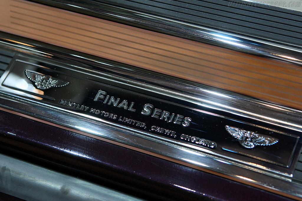 Bentley Arnage Final Series   - 2008 Mondial de l'Automobile Paris