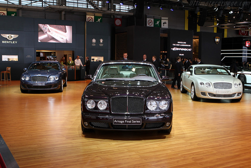 Bentley Arnage Final Series   - 2008 Mondial de l'Automobile Paris