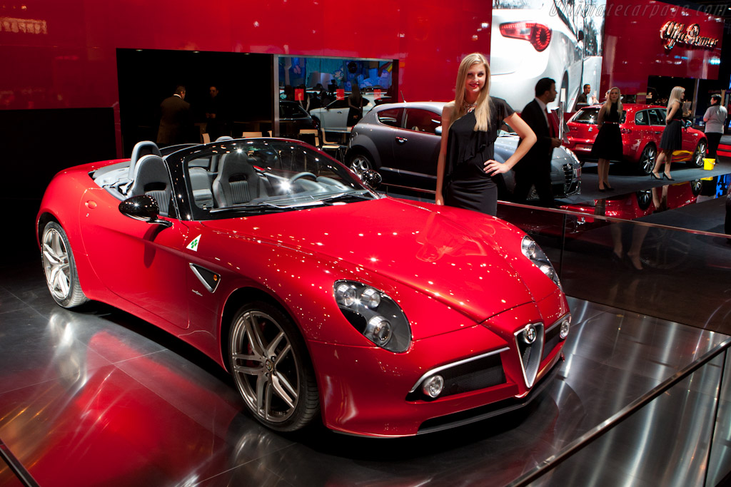 Alfa Romeo 8C Spider   - 2010 Mondial de l'Automobile Paris