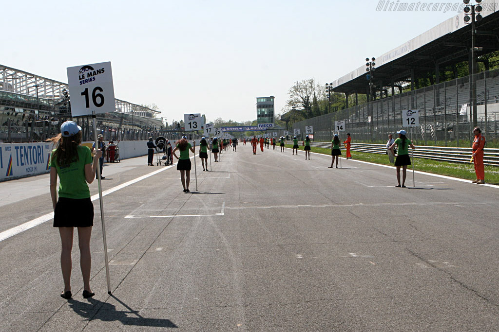 An empty grid   - 2007 Le Mans Series Monza 1000 km