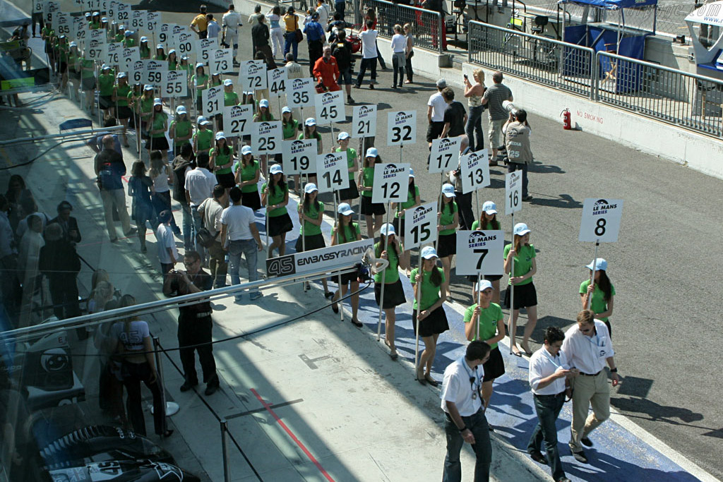Here come the grid girls   - 2007 Le Mans Series Monza 1000 km