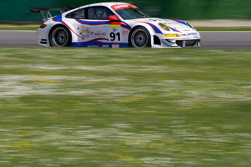 Heading for the first LMS win for the 997 'EVO' - Chassis: WP0ZZZ99Z7S799924  - 2008 Le Mans Series Monza 1000 km