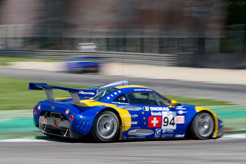 The two Spykers - Chassis: XL9AB01G57Z363191  - 2008 Le Mans Series Monza 1000 km