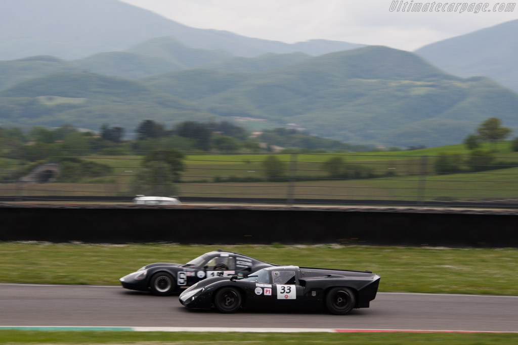 Lola T70 Mk3B  - Driver: Yvan Mahe - 2014 Mugello Classic