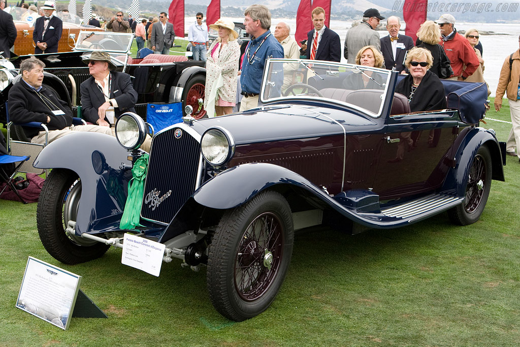 Alfa Romeo 8C 2300 Castagna Cabriolet - Chassis: 2311214  - 2008 Pebble Beach Concours d'Elegance