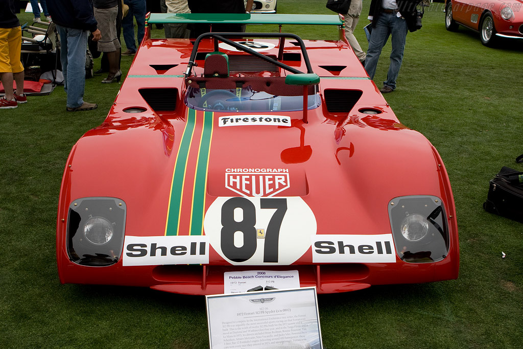 Ferrari 312 PB - Chassis: 0892 - Driver: Steven Read - 2008 Pebble Beach Concours d'Elegance