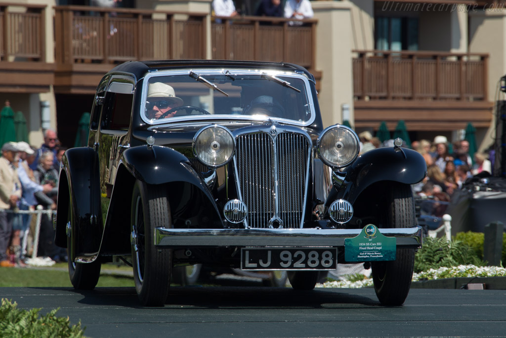 SS 1 Fixed Head Coupe  - Entrant: Carl & Marcia Barker - 2017 Pebble Beach Concours d'Elegance