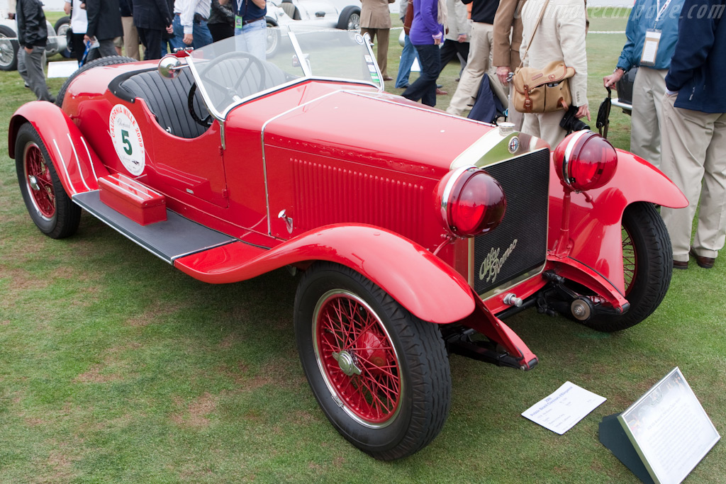 Alfa Romeo 6C 1500 Zagato Spyder   - 2009 Pebble Beach Concours d'Elegance