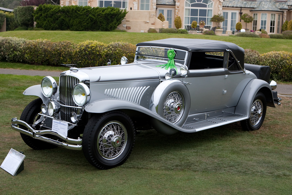 Duesenberg J Howard & Darrin Convertible Victoria   - 2009 Pebble Beach Concours d'Elegance