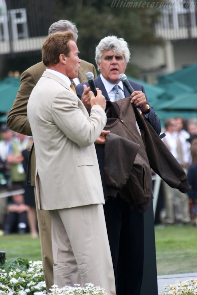 The 'Governator' with Jay Leno   - 2009 Pebble Beach Concours d'Elegance