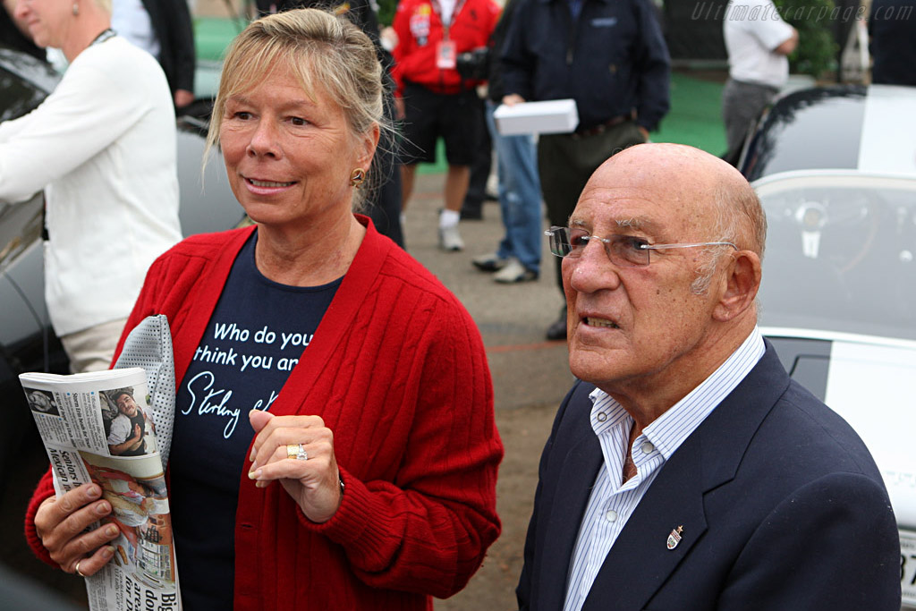 Sir Stirling being briefed   - 2007 Pebble Beach Concours d'Elegance