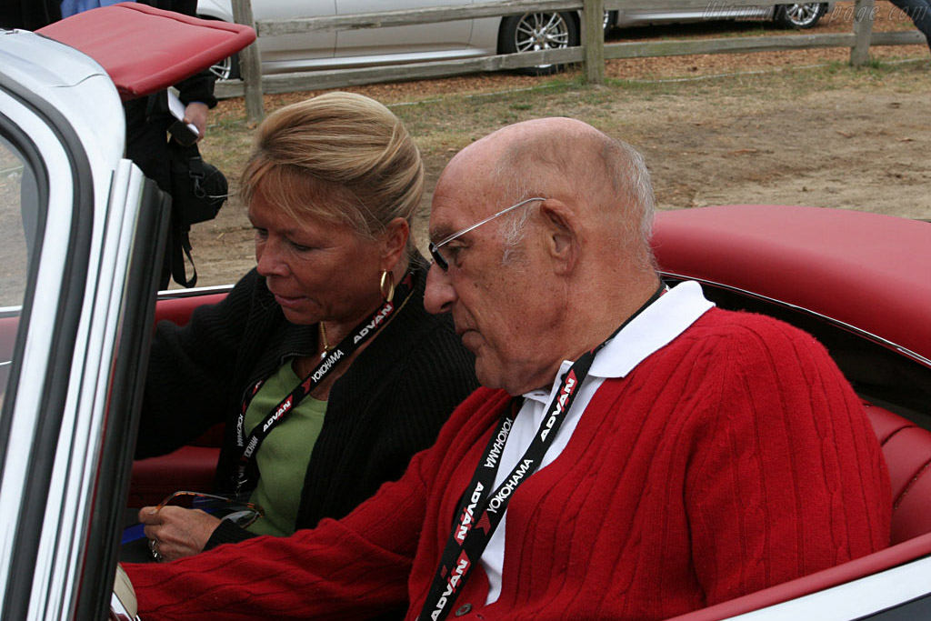The Mosses looking for their favourite radio station   - 2006 Pebble Beach Concours d'Elegance