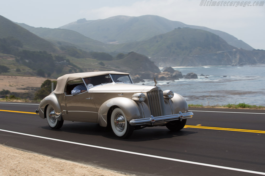 Packard 1703 Super-8 Darrin Convertble Victoria  - Entrant: Leon Flagg and Curtis Lamon - 2017 Pebble Beach Concours d'Elegance