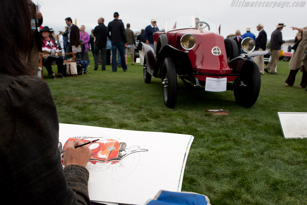 Artist at work   - 2010 Pebble Beach Concours d'Elegance