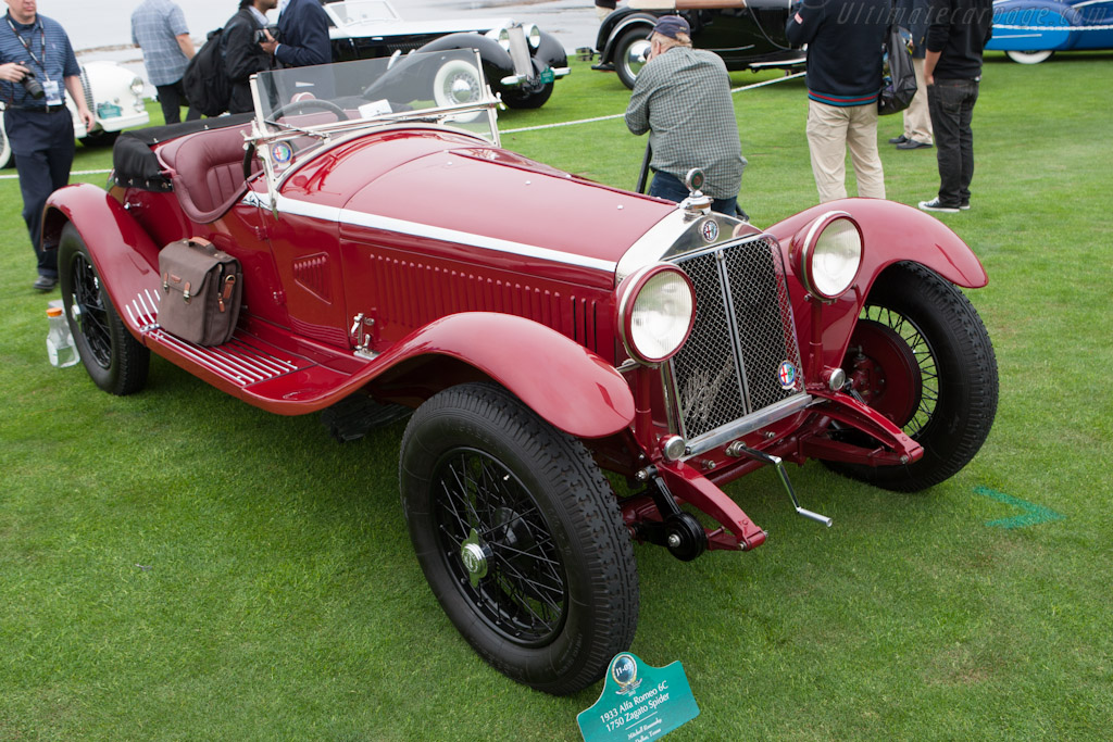 Alfa Romeo 6C 1750 GS Zagato Spider - Chassis: 10814313 - Entrant: Lopresto Collection - 2012 Pebble Beach Concours d'Elegance