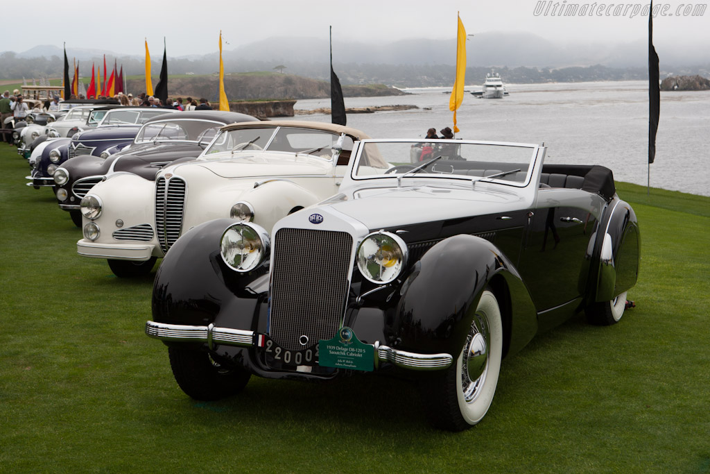 Delage D8 120 S Saoutchik Cabriolet   - 2012 Pebble Beach Concours d'Elegance