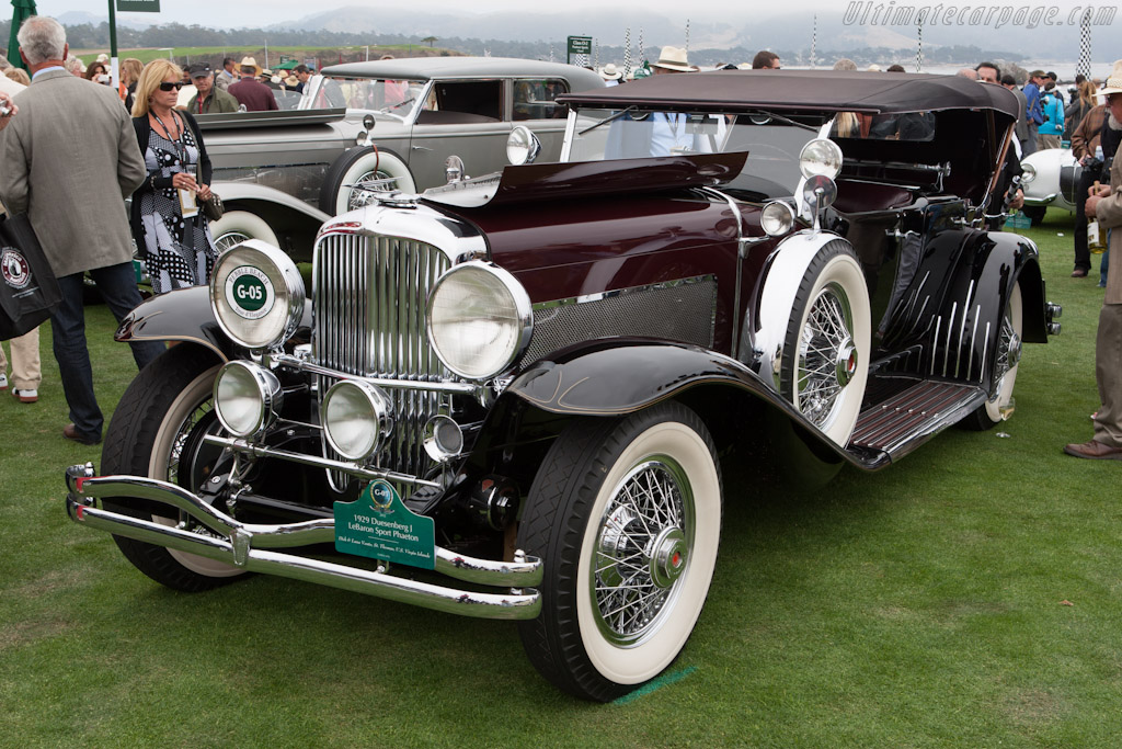 Duesenberg J LeBaron Sport Phaeton   - 2012 Pebble Beach Concours d'Elegance