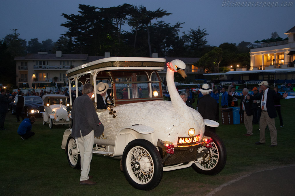 Entering the field   - 2012 Pebble Beach Concours d'Elegance