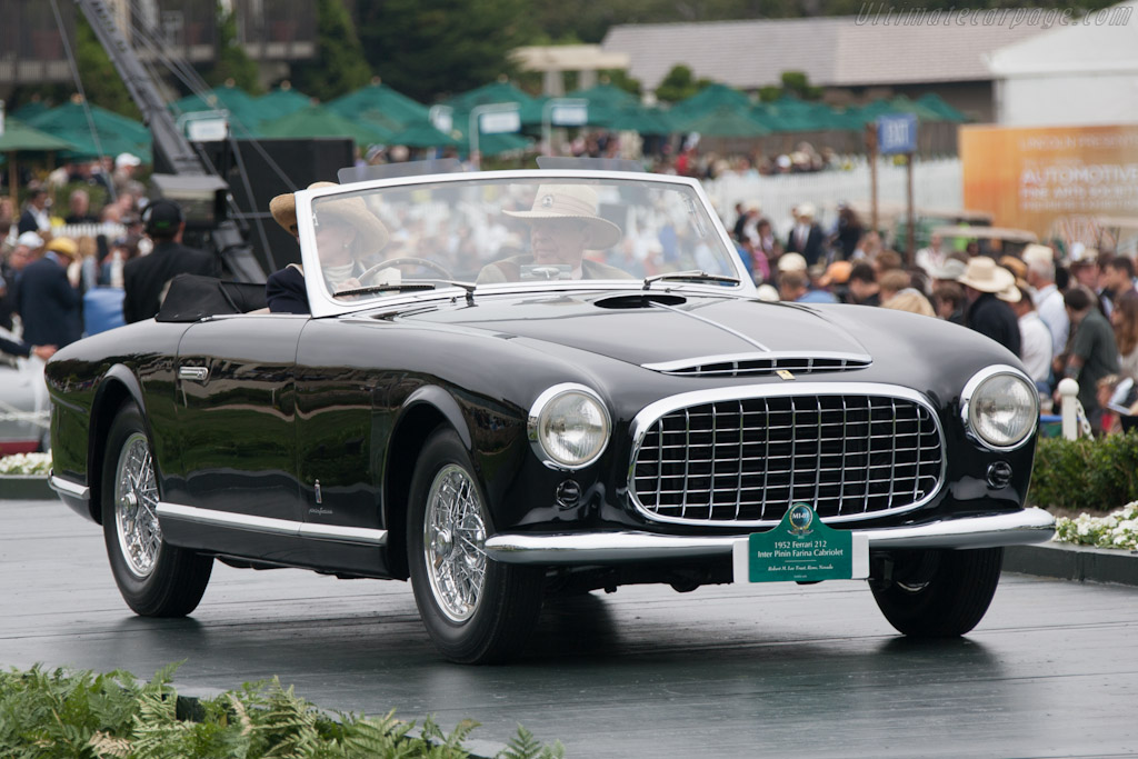 Ferrari 212 Inter Pinin Farina Cabriolet - Chassis: 0177E  - 2012 Pebble Beach Concours d'Elegance
