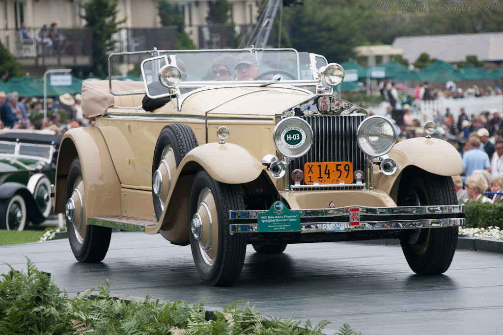 Rolls-Royce Phantom I Brewster Roadster   - 2012 Pebble Beach Concours d'Elegance