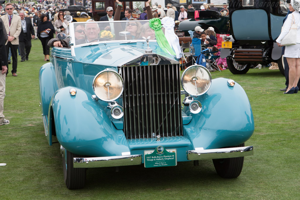 Rolls-Royce Phantom III Thrupp & Maberly DHC   - 2012 Pebble Beach Concours d'Elegance