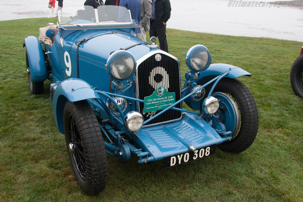 Alfa Romeo 8C 2300 Brianza Le Mans Spider - Chassis: 2311249 - Entrant: Craig & Susan McCaw - 2013 Pebble Beach Concours d'Elegance
